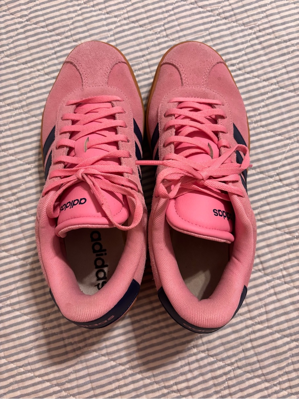 adidas Pink and Navy Women's Retro Sneaker